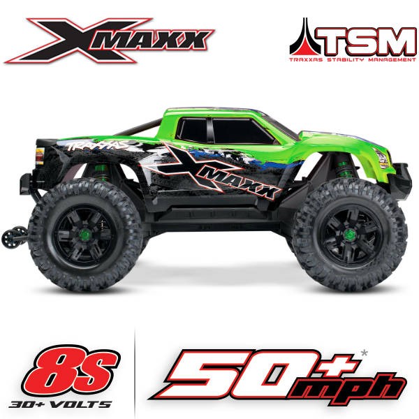 Traxxas X-Maxx 8s - Radio TQI & TSM ID RTR - TRX77086-4