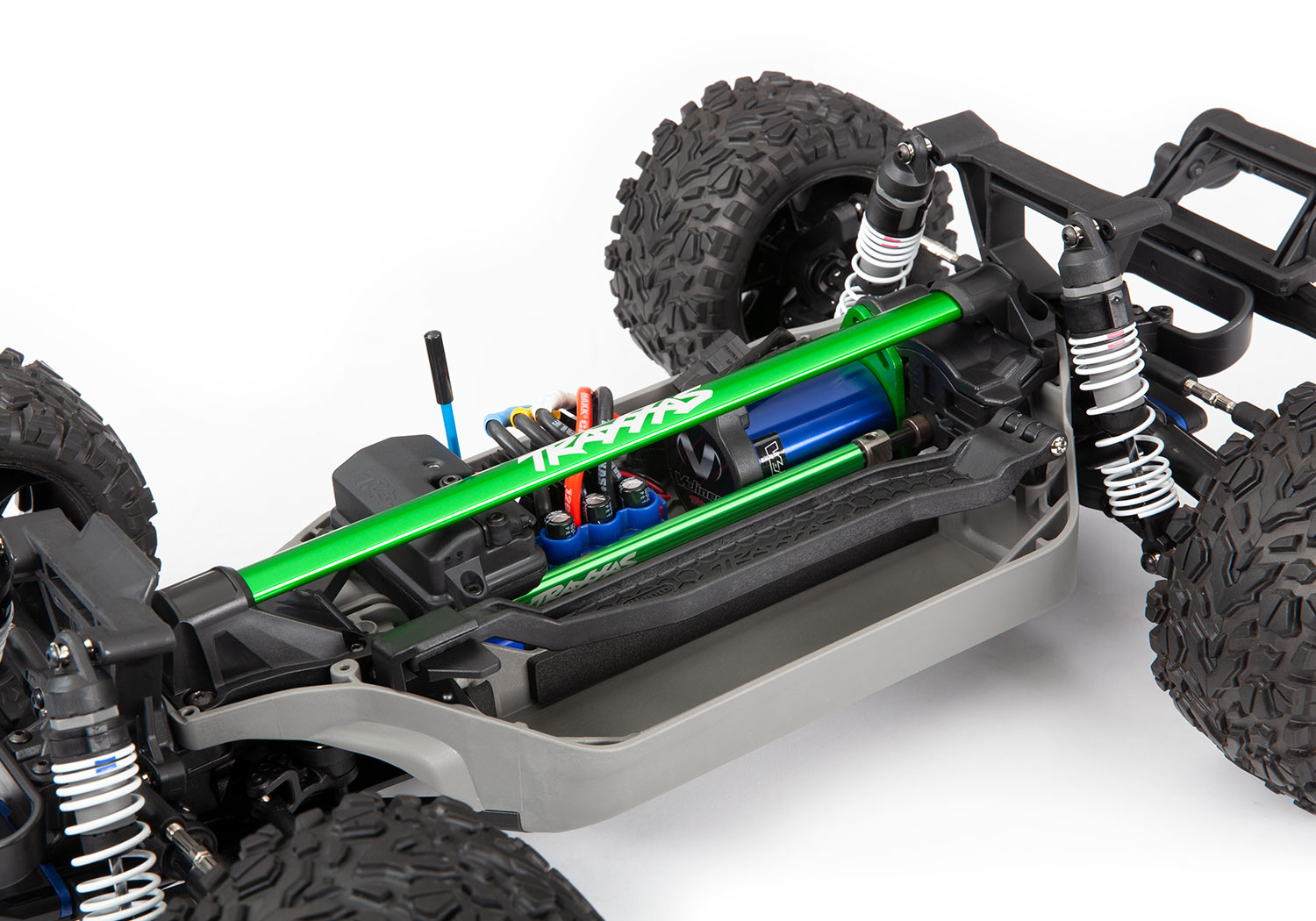 Traxxas kit de renfort long Rustler et Slash 4x4 VXL - TRX6730G