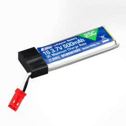 Eflite batterie 1S Li-Po 500 mAh 25C - EFLB5001S25