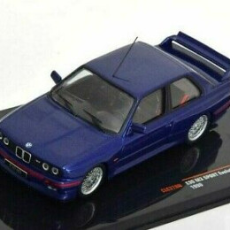 Ixo Models BMW M3 Sport Evolution 1990 bleu - IXOCLC378N