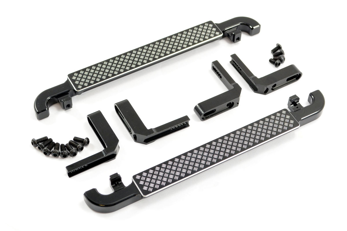 Fastrax marches-pieds aluminium TRX-4 - FTTX323BK