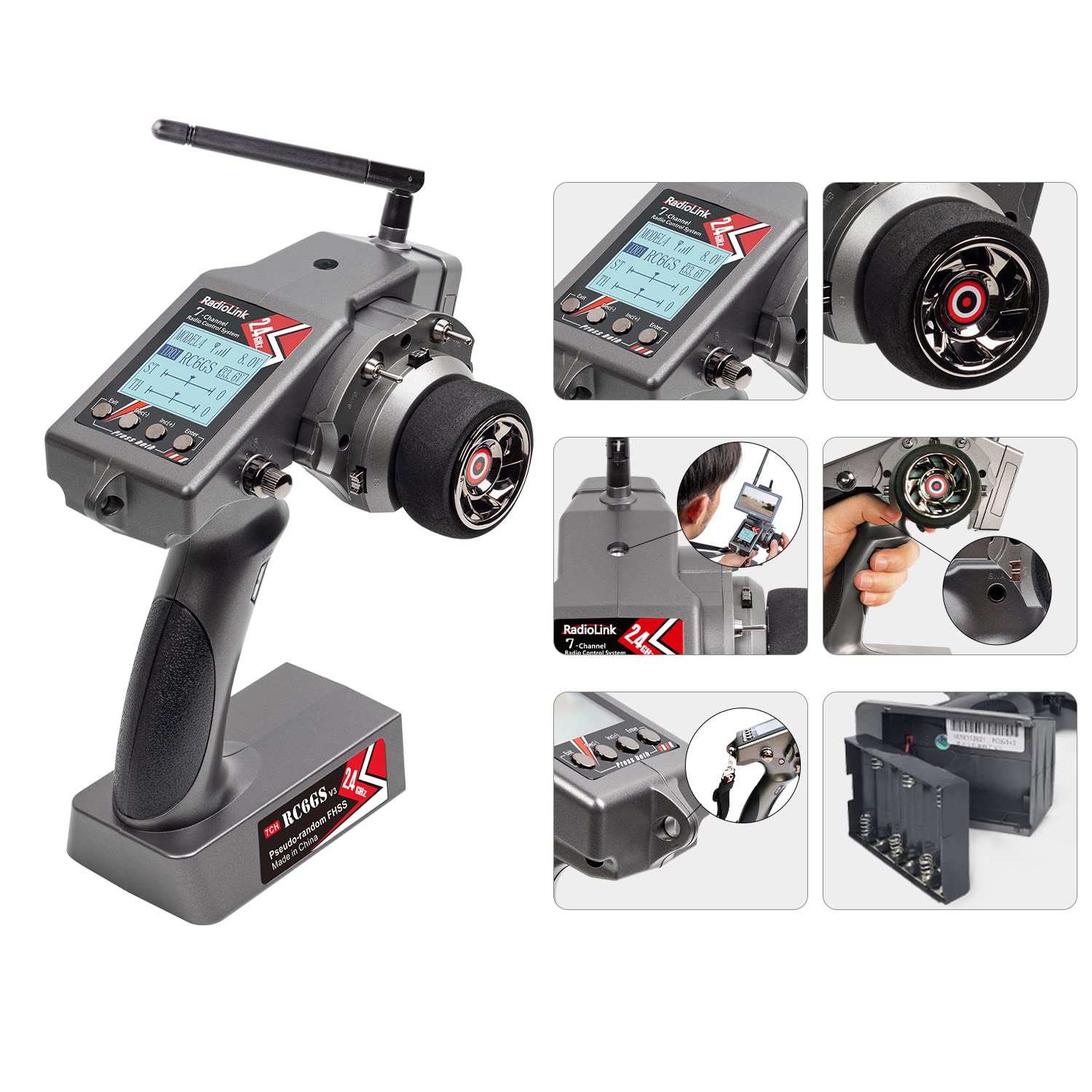 Radiolink radio-commande 7 voies RC6GS V3 - RDL-RC6GS-V3-SET