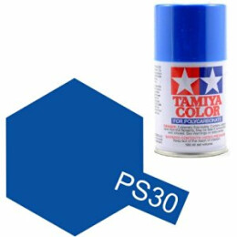 Tamiya peinture lexan PS30 bleu brillant - 86030
