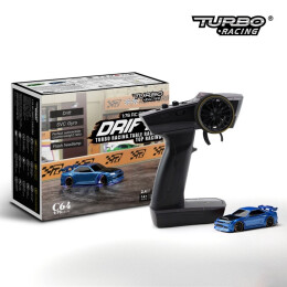 Turbo Racing Drift 1/76ème bleu - TB-C64