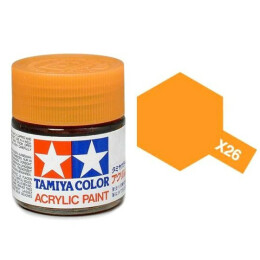Tamiya Peinture Mini X26 Orange Transparent Brillant - 81526