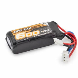 Konect batterie Li-Po 2S 7.4V 600 mAh - KN-LP2S600