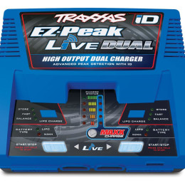 Traxxas chargeur EZ-Peak Live Dual - TRX2973G
