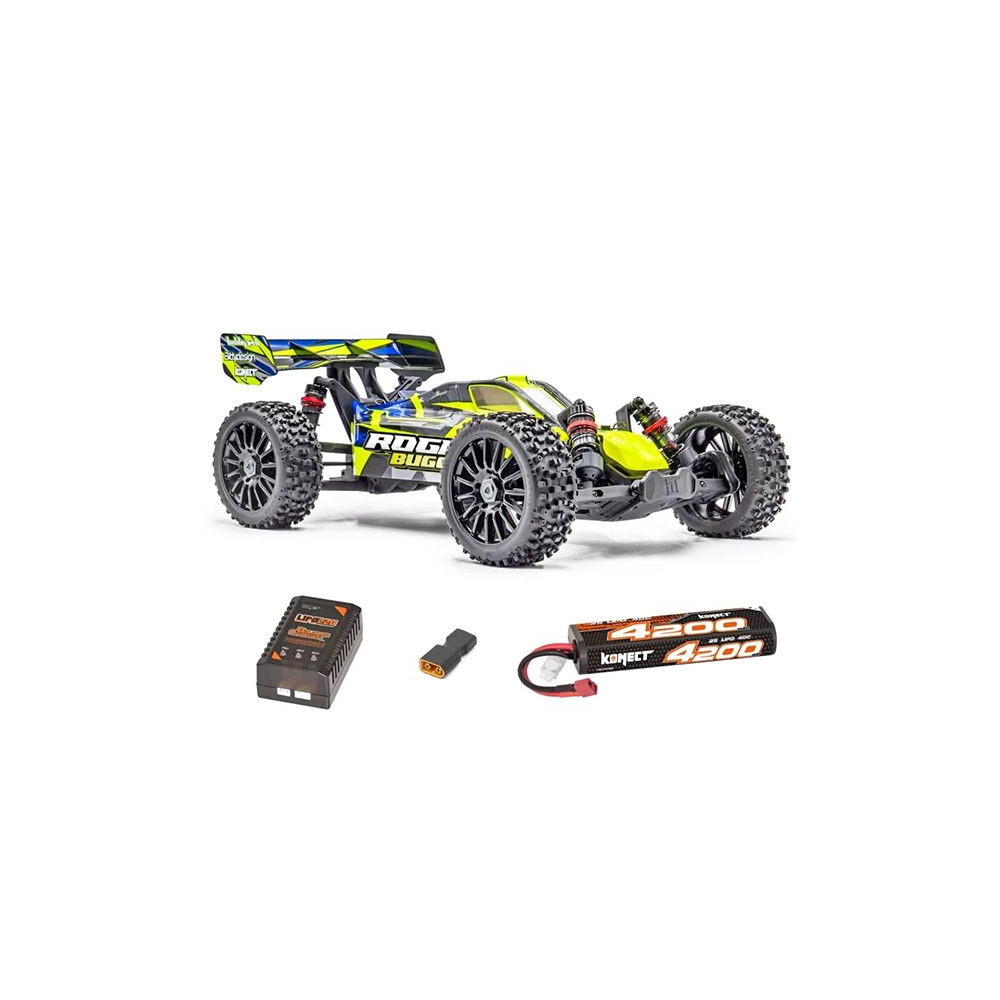 Hobbytech ROGUE Buggy 1/8ème Brushless pack complet - 1.ROGB.YE.RTR-PACK