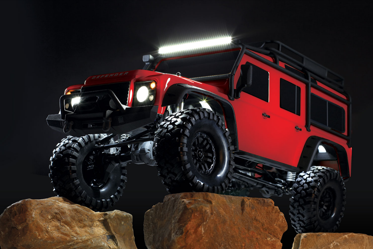 Traxxas kit éclairage + alimentation Land Rover Defender - TRX8030