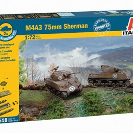 Italeri Sherman M4 A3 (x2) 1/72 - I7518