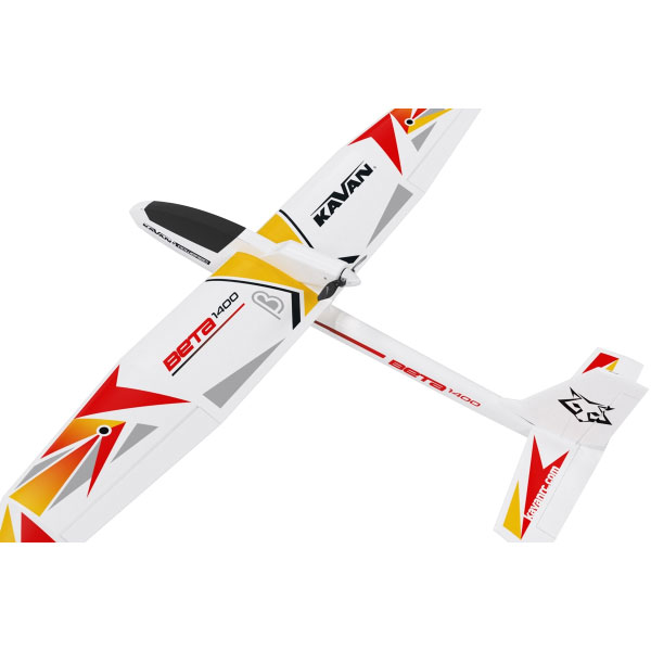 Kavan planeur Beta 1400 RTF rouge - KAV02.8085RTF