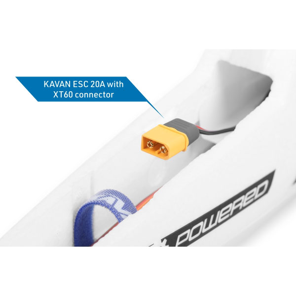 Kavan planeur Beta 1400 RTF rouge - KAV02.8085RTF