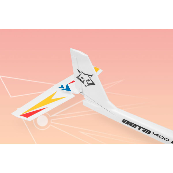Kavan planeur Beta 1400 RTF rouge - KAV02.8085RTF