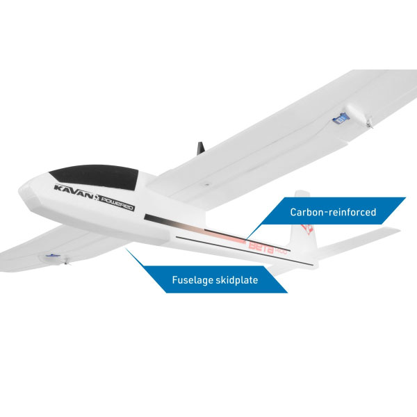 Kavan planeur Beta 1400 RTF rouge - KAV02.8085RTF