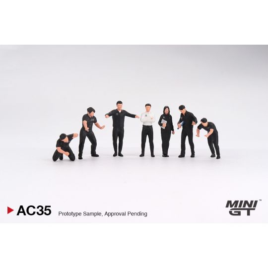 Mini GT Nissan figurine Nismo Technician Team 2024 - MGTAC35