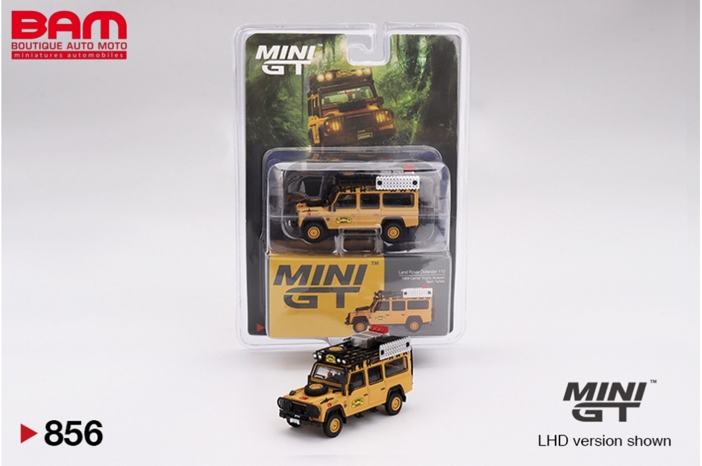 Mini GT Land Rover Defender 110 Amazon Team Turquey 1989 - MGT00856-BL