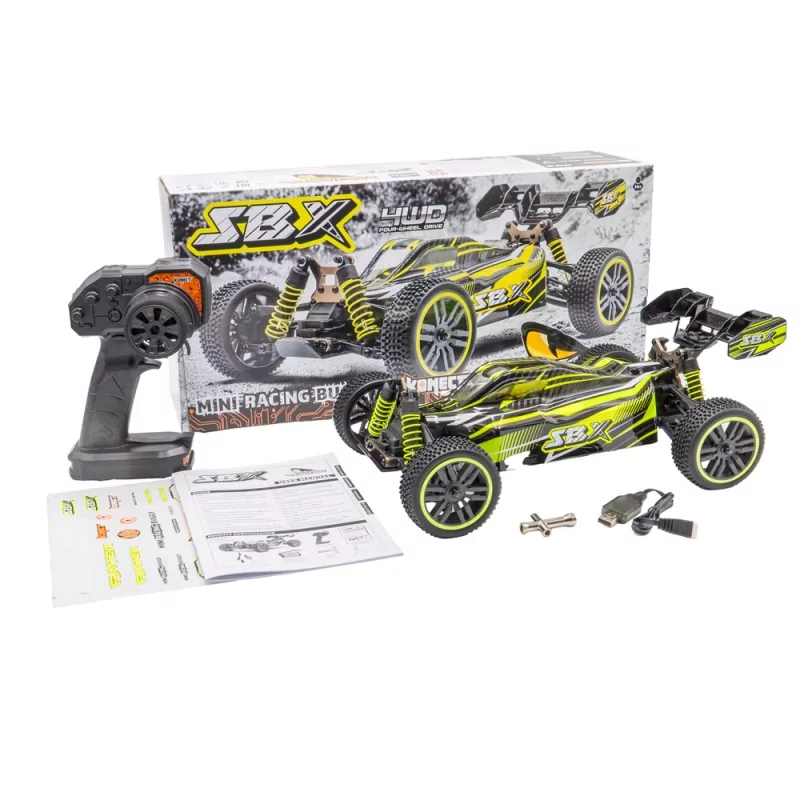 Funtek Buggy SBX 1/12ème XL rouge - FTK-BUG-SPORT-RD