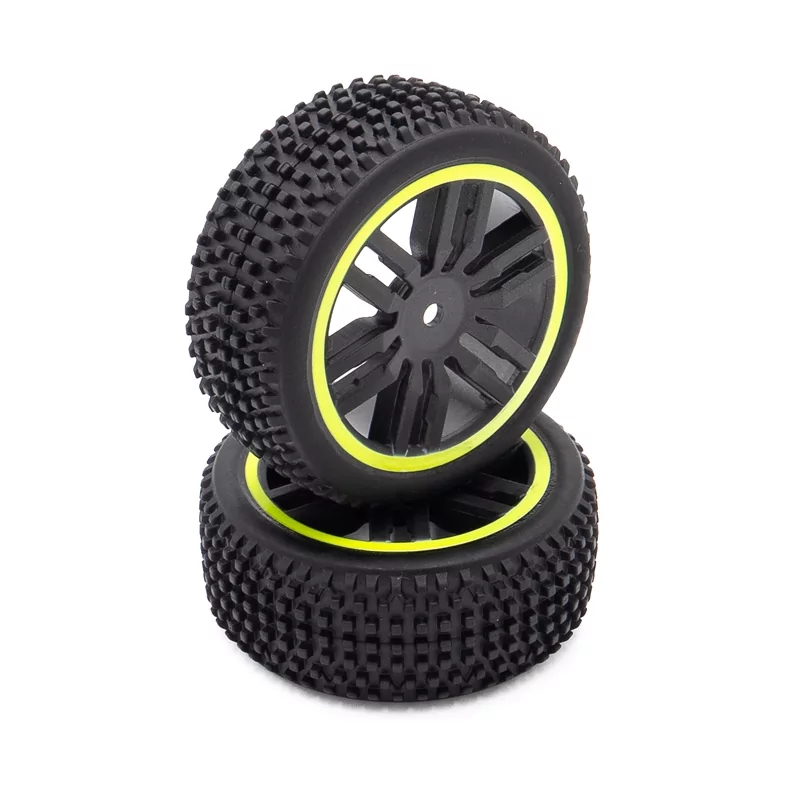 Funtek SBX roues complètes arrière jaune - FTK-21114