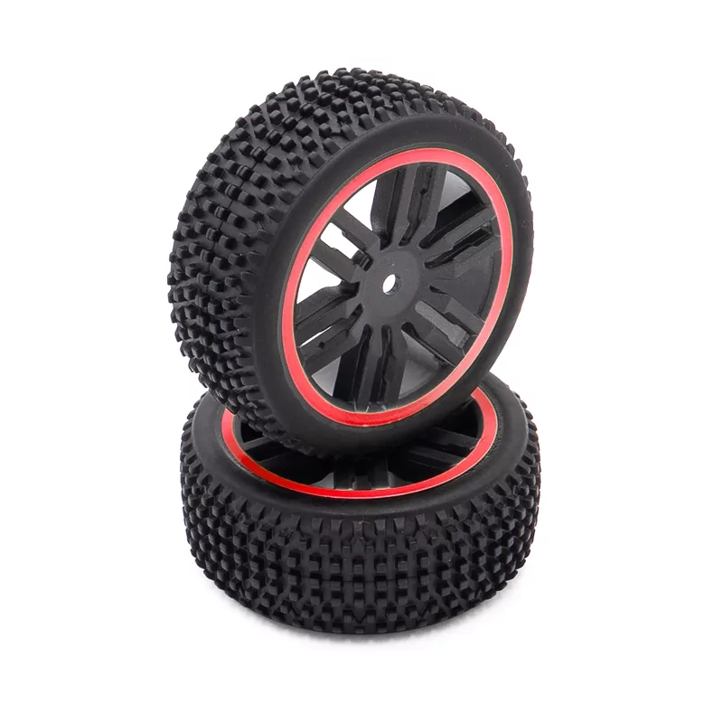 Funtek SBX roues complètes arrière rouge - FTK-21110
