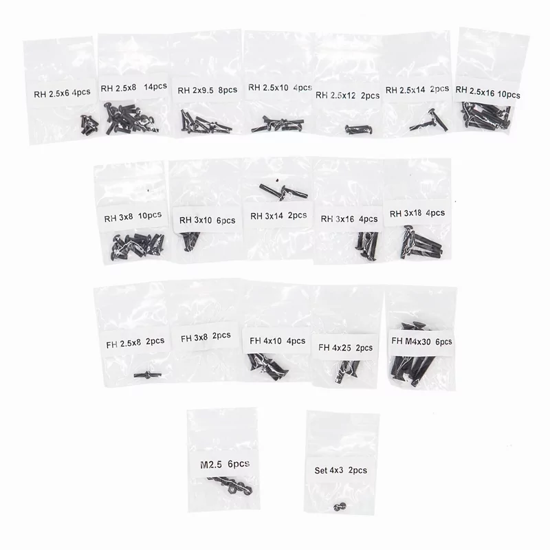 Funtek kit visserie complet SBX - FTK-21105