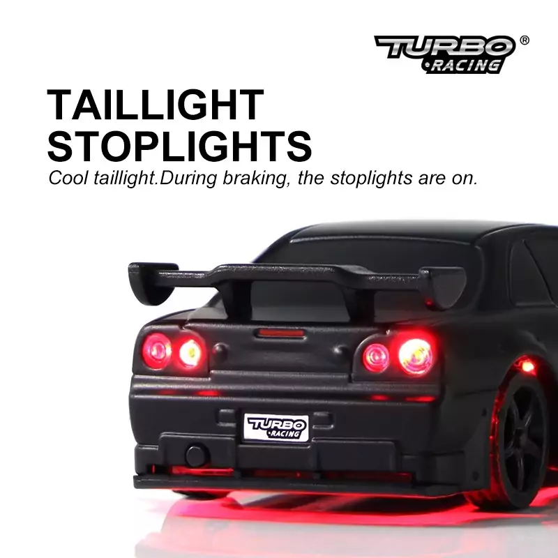 Turbo Racing Sport 1/76 noire - TB-C74-BK