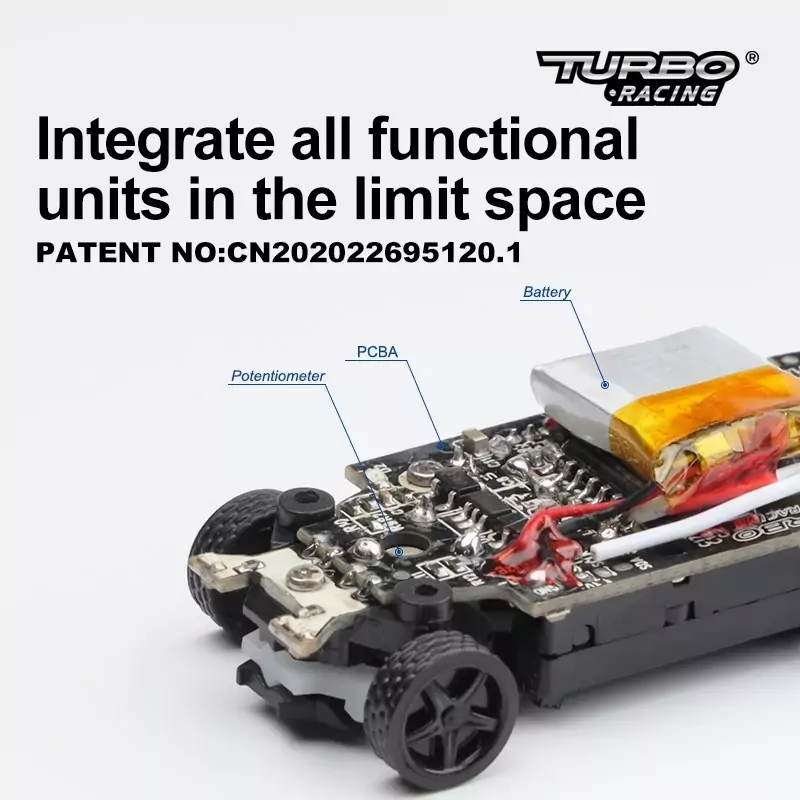 Turbo Racing Sport 1/76 noire - TB-C74-BK