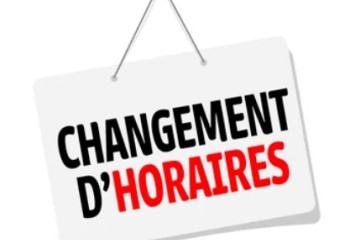 CHANGEMENT HORAIRE