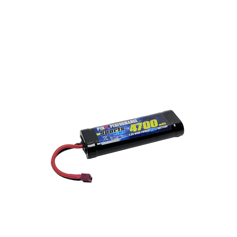 Pink batterie Ni-Mh 7.2V 4700 mAh deans - PP2-4700D