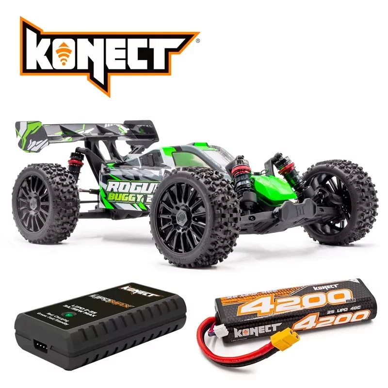 Hobbytech Rogue Buggy vert 2.0 pack complet - 1.ROGB.V2-01-PACK