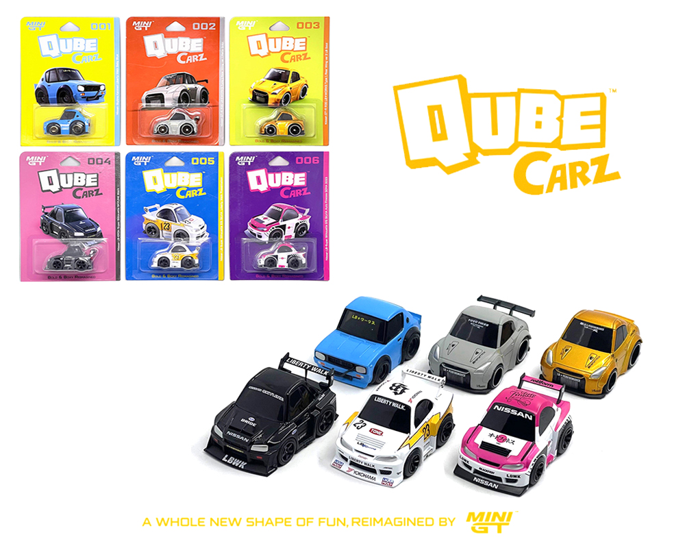 Qube Carz assortiment 6 pièces 2025 version 1 - QZ-C001