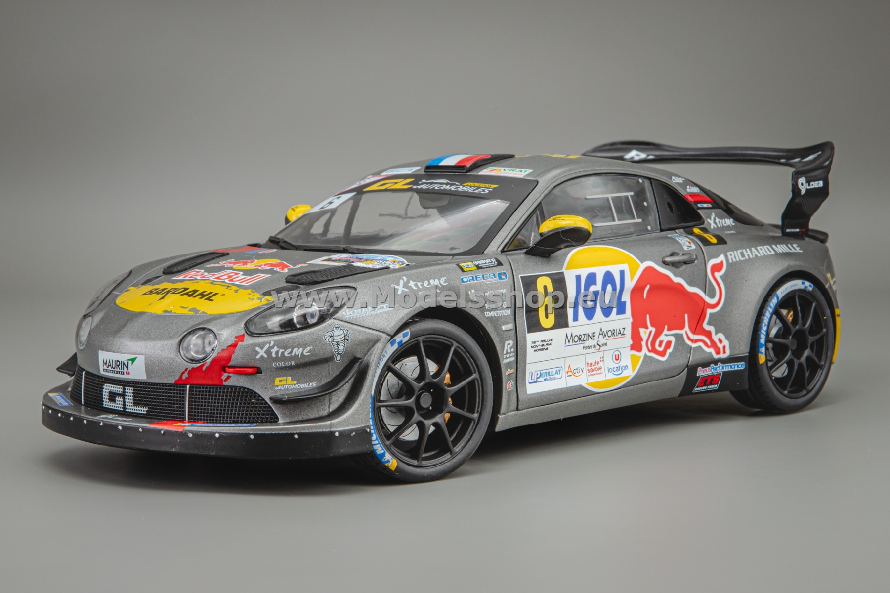 Solido Alpine A110 RGT Grey S.Loeb - S1801630