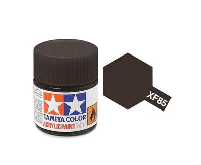 Tamiya Peinture Mini XF85 noir caoutchouc  - 81785