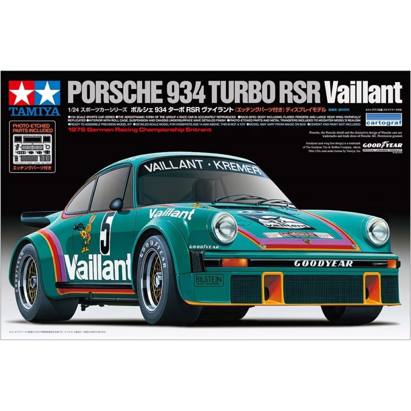 Tamiya Porsche 934 Vaillant RSR - 24334