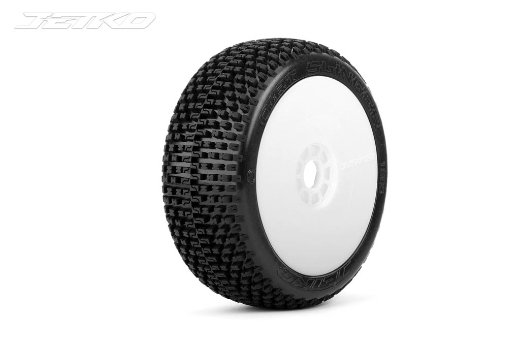Jetko pneus buggy 1/8 Dirt Slinger Ultra Soft - JK1005USRW