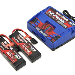 Traxxas pack chargeur double et batteries 3S - TRX2990GX
